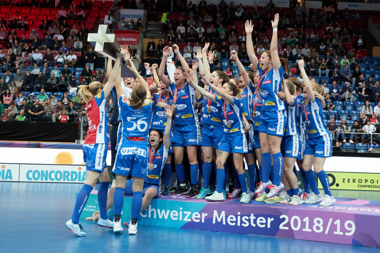 Damen NLA Superfinal 2018/19 
piranha chur - Kloten-Dietlikon Jets 
Am 27. April 2019 in der SWISS  Arena in Kloten 
Foto: Michael Peter unihockey-fotos.ch