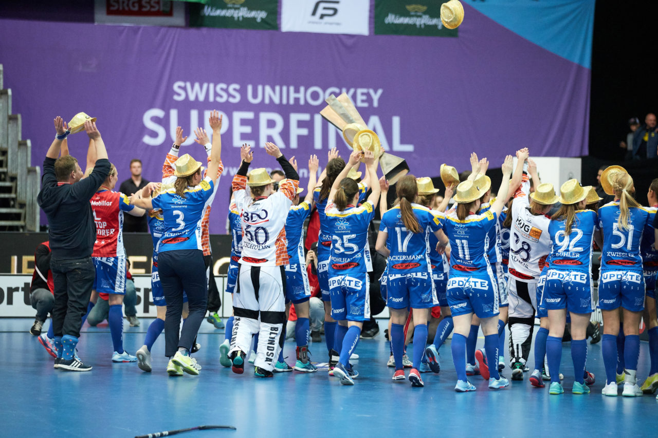Damen NLA Superfinal 2018/19 
piranha chur - Kloten-Dietlikon Jets 
Am 27. April 2019 in der SWISS  Arena in Kloten 
Foto: Michael Peter unihockey-fotos.ch
