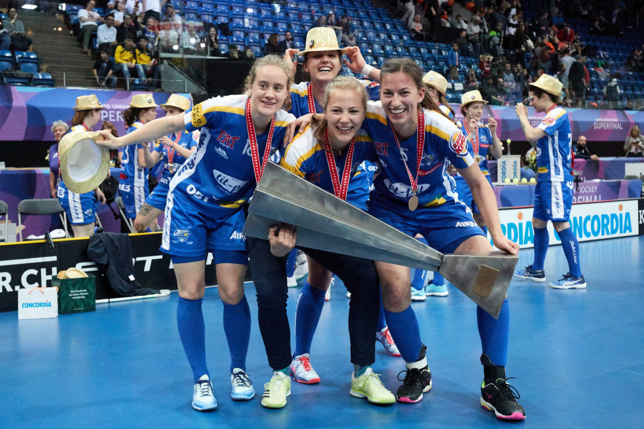 Damen NLA Superfinal 2018/19 
piranha chur - Kloten-Dietlikon Jets 
Am 27. April 2019 in der SWISS  Arena in Kloten 
Foto: Michael Peter unihockey-fotos.ch