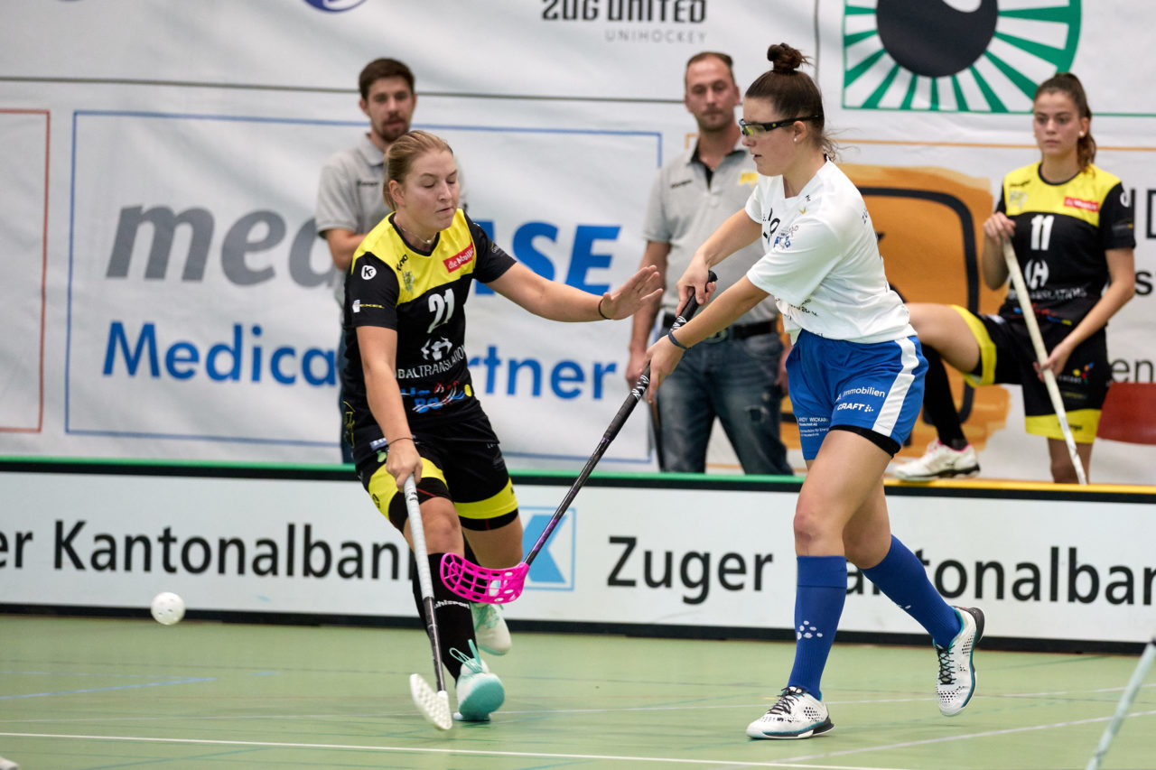 Zug United Juniorinnen U21A 
Zug United - Wizards Bern Burgdorf  
Resultat 2 : 7 am 28. September 2019 in der Sporthalle der Kantonsschule Zug 
Bild: Michael Peter