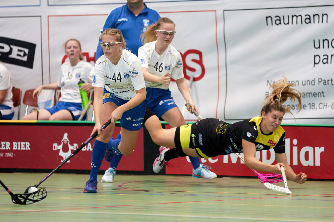 Zug United Juniorinnen U21A 
Zug United - Wizards Bern Burgdorf  
Resultat 2 : 7 am 28. September 2019 in der Sporthalle der Kantonsschule Zug 
Bild: Michael Peter