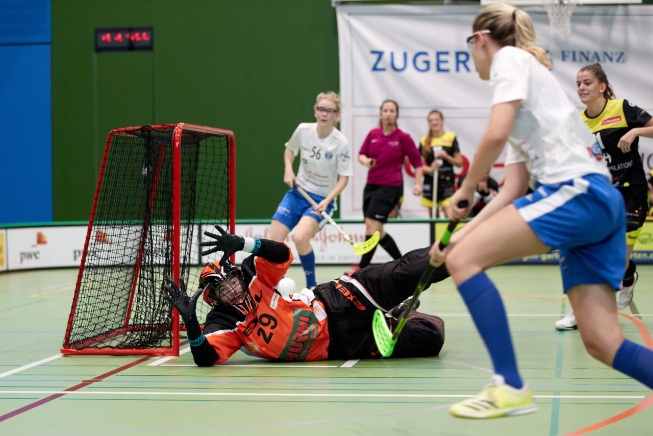 Zug United Juniorinnen U21A 
Zug United - Wizards Bern Burgdorf  
Resultat 2 : 7 am 28. September 2019 in der Sporthalle der Kantonsschule Zug 
Bild: Michael Peter