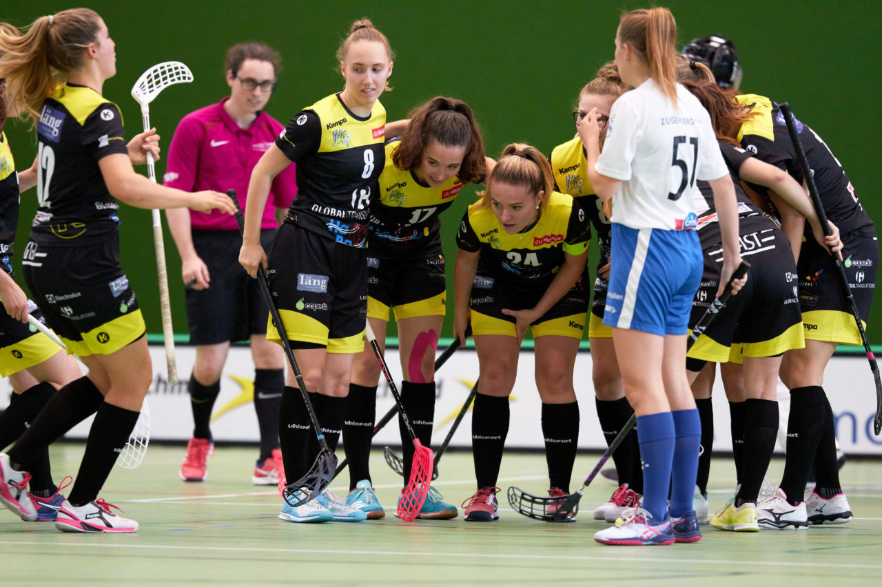 Zug United Juniorinnen U21A 
Zug United - Wizards Bern Burgdorf  
Resultat 2 : 7 am 28. September 2019 in der Sporthalle der Kantonsschule Zug 
Bild: Michael Peter