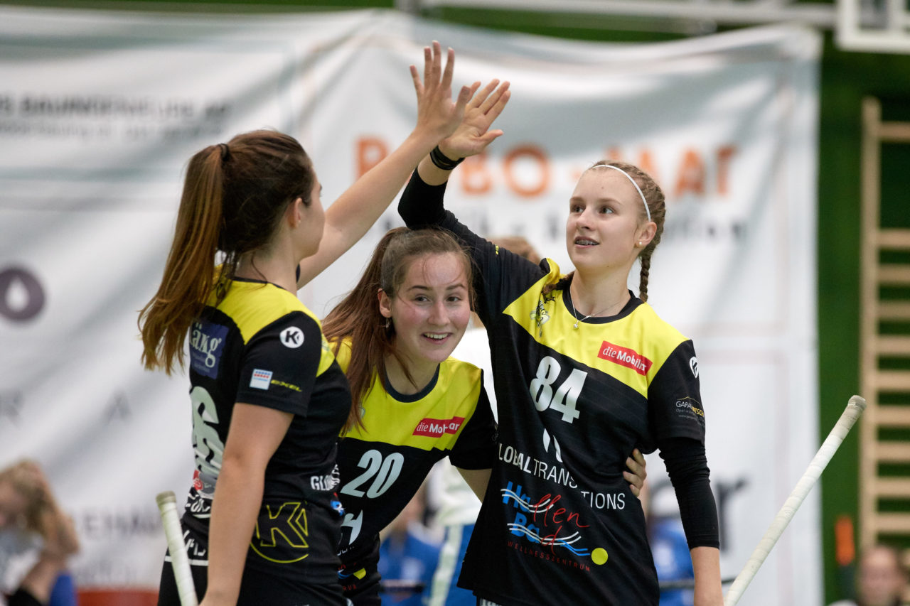 Zug United Juniorinnen U21A 
Zug United - Wizards Bern Burgdorf  
Resultat 2 : 7 am 28. September 2019 in der Sporthalle der Kantonsschule Zug 
Bild: Michael Peter