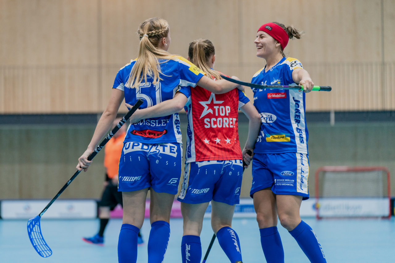 heja Stighag (Kloten), 21.09.2019, Unihockey Damen NLA 2. Runde, Kloten-Dietlikon Jets - Unihockey Berner Oberland, Torjubel Jets

(Claudio Schwarz, unihockey-fotos.ch)