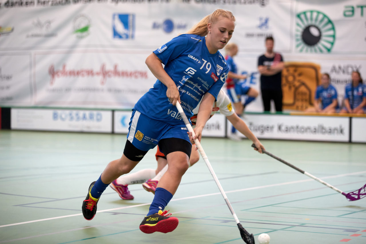 Zug United - Sportiva Unihockey Mendrisiotto Resultat 5 : 3 
am 5. Oktober 2019 in der Sporthalle der Kantonsschule in Zug 
Bild: Michael Peter