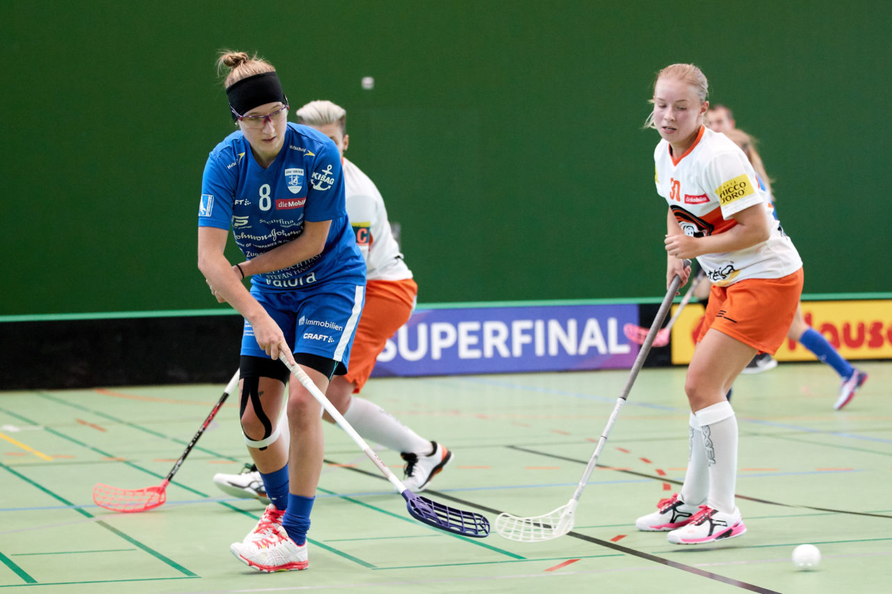 Zug United - Sportiva Unihockey Mendrisiotto Resultat 5 : 3 
am 5. Oktober 2019 in der Sporthalle der Kantonsschule in Zug 
Bild: Michael Peter
