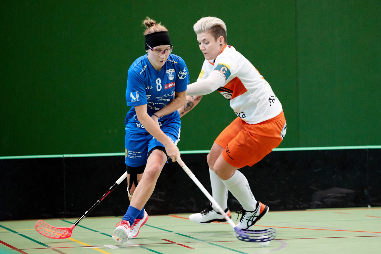 Zug United - Sportiva Unihockey Mendrisiotto Resultat 5 : 3 
am 5. Oktober 2019 in der Sporthalle der Kantonsschule in Zug 
Bild: Michael Peter