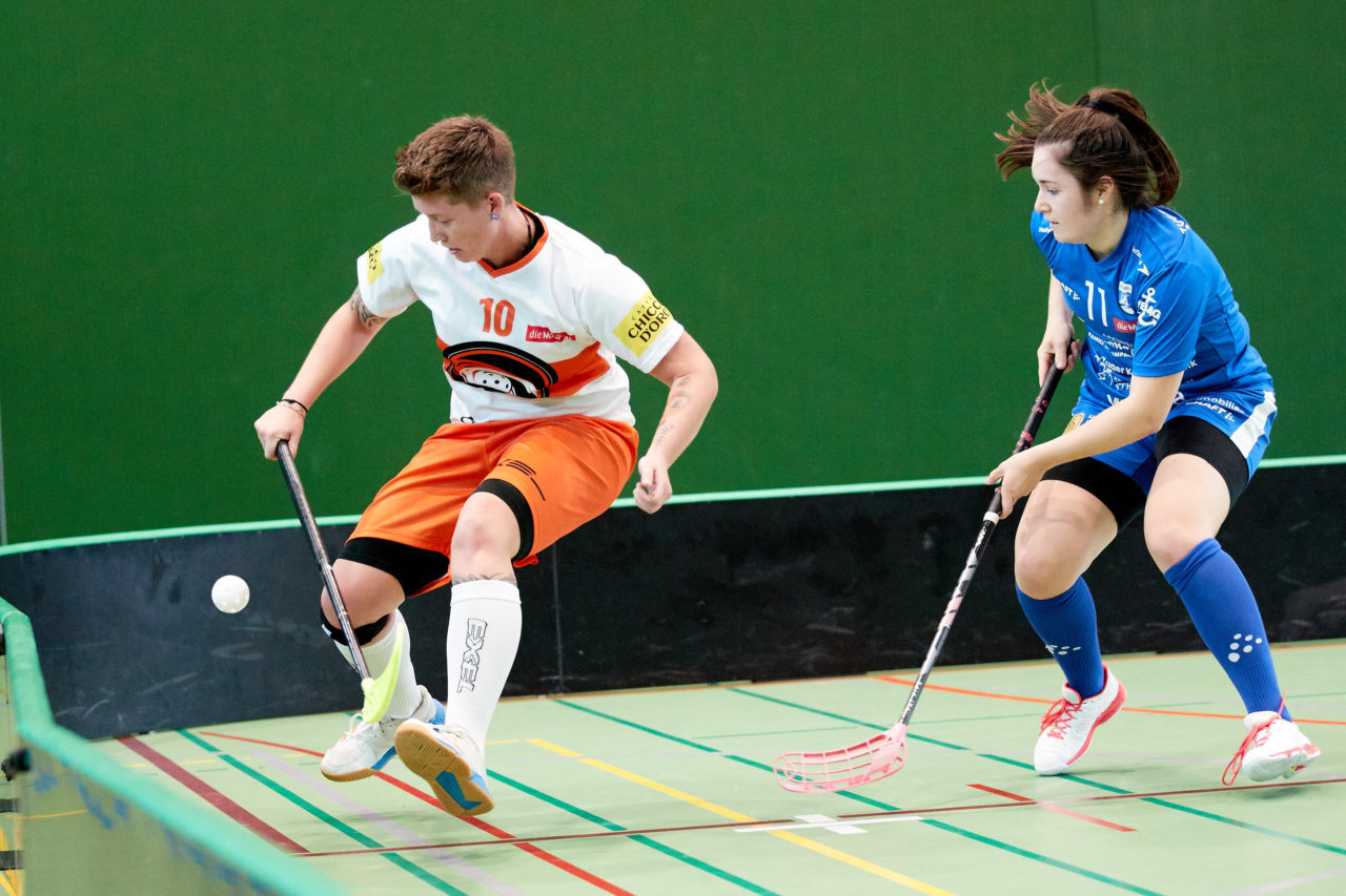 Zug United - Sportiva Unihockey Mendrisiotto Resultat 5 : 3 
am 5. Oktober 2019 in der Sporthalle der Kantonsschule in Zug 
Bild: Michael Peter