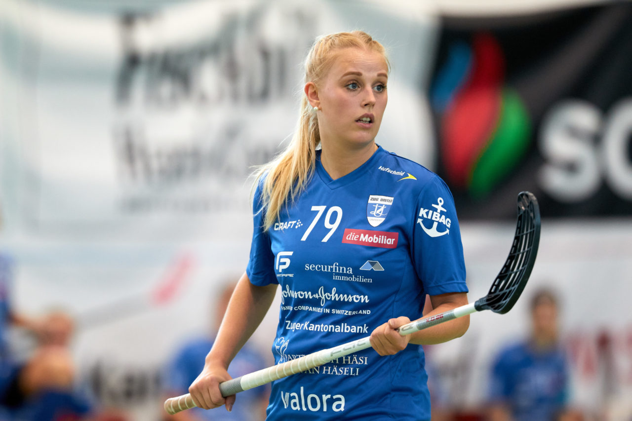 Zug United - Sportiva Unihockey Mendrisiotto Resultat 5 : 3 
am 5. Oktober 2019 in der Sporthalle der Kantonsschule in Zug 
Bild: Michael Peter