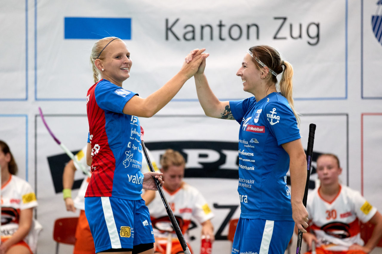 Zug United - Sportiva Unihockey Mendrisiotto Resultat 5 : 3 
am 5. Oktober 2019 in der Sporthalle der Kantonsschule in Zug 
Bild: Michael Peter