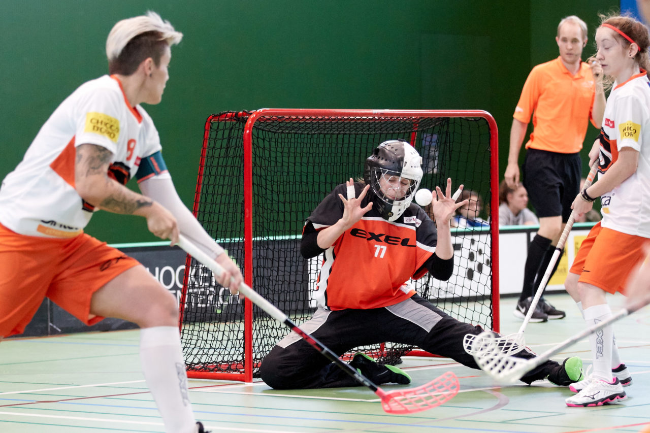 Zug United - Sportiva Unihockey Mendrisiotto Resultat 5 : 3 
am 5. Oktober 2019 in der Sporthalle der Kantonsschule in Zug 
Bild: Michael Peter