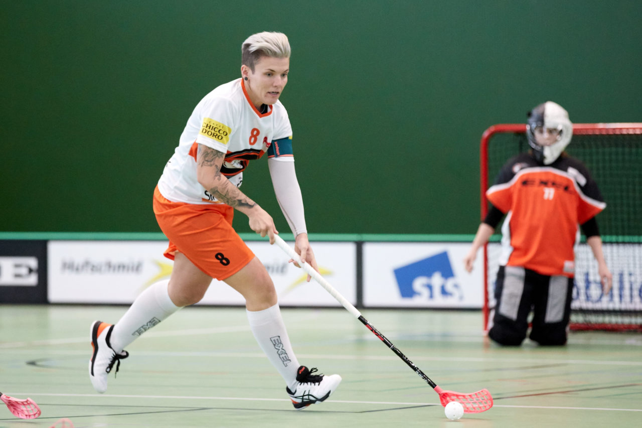Zug United - Sportiva Unihockey Mendrisiotto Resultat 5 : 3 
am 5. Oktober 2019 in der Sporthalle der Kantonsschule in Zug 
Bild: Michael Peter