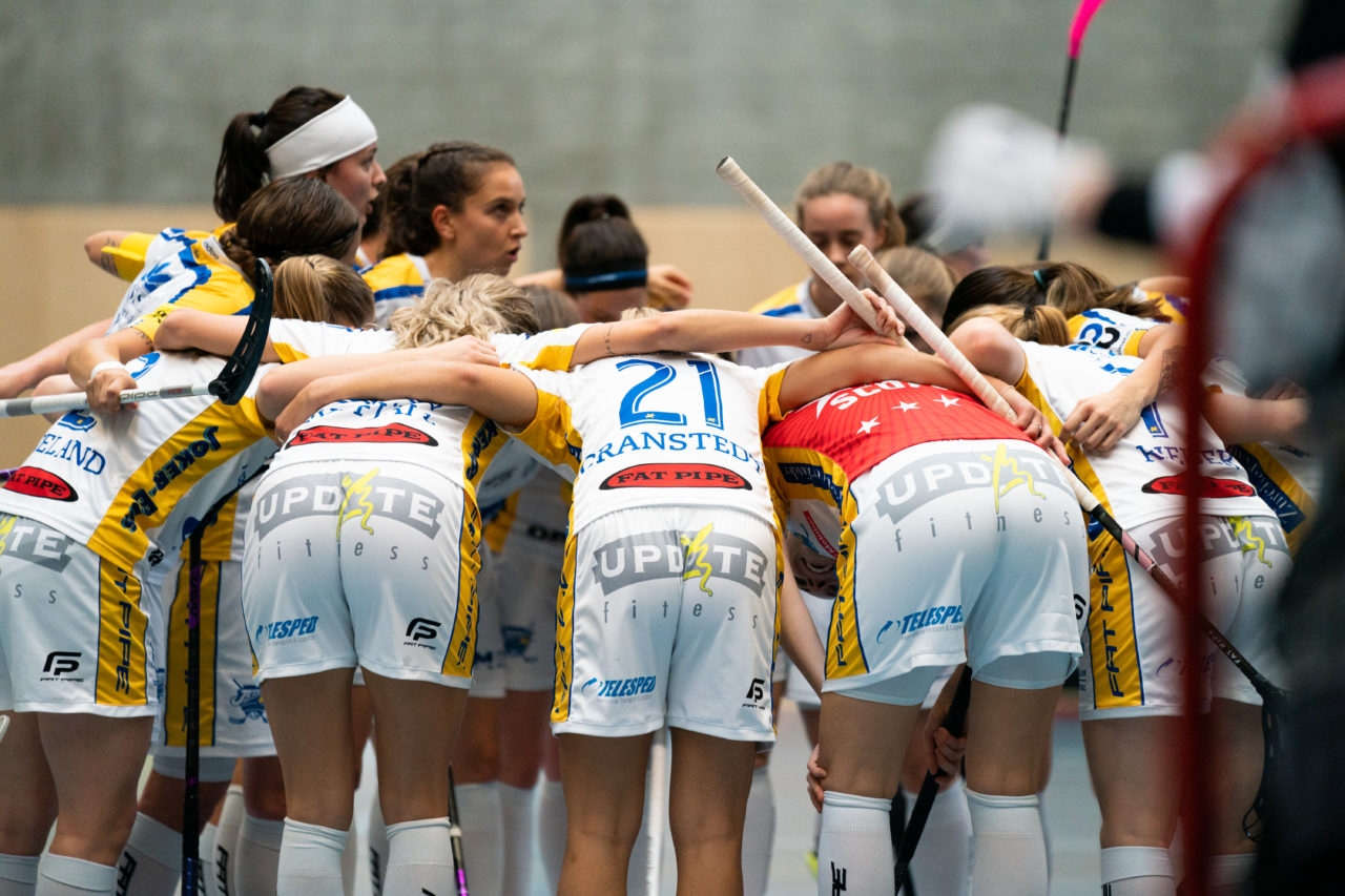 Sporthalle Wühre (Appenzell), 27.10.2019, Unihockey Damen Cup 1/8-Final, Unihockey Appenzell - Kloten-Dietlikon Jets, Torjubel Jets

(Claudio Schwarz, unihockey-fotos.ch)