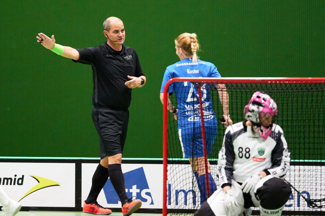 Zug United - Unihockey Berner Oberland Resultat 4 : 5 
am 16. November 2019 in der Sporthalle der Kantonsschule in Zug 
Bild: Michael Peter