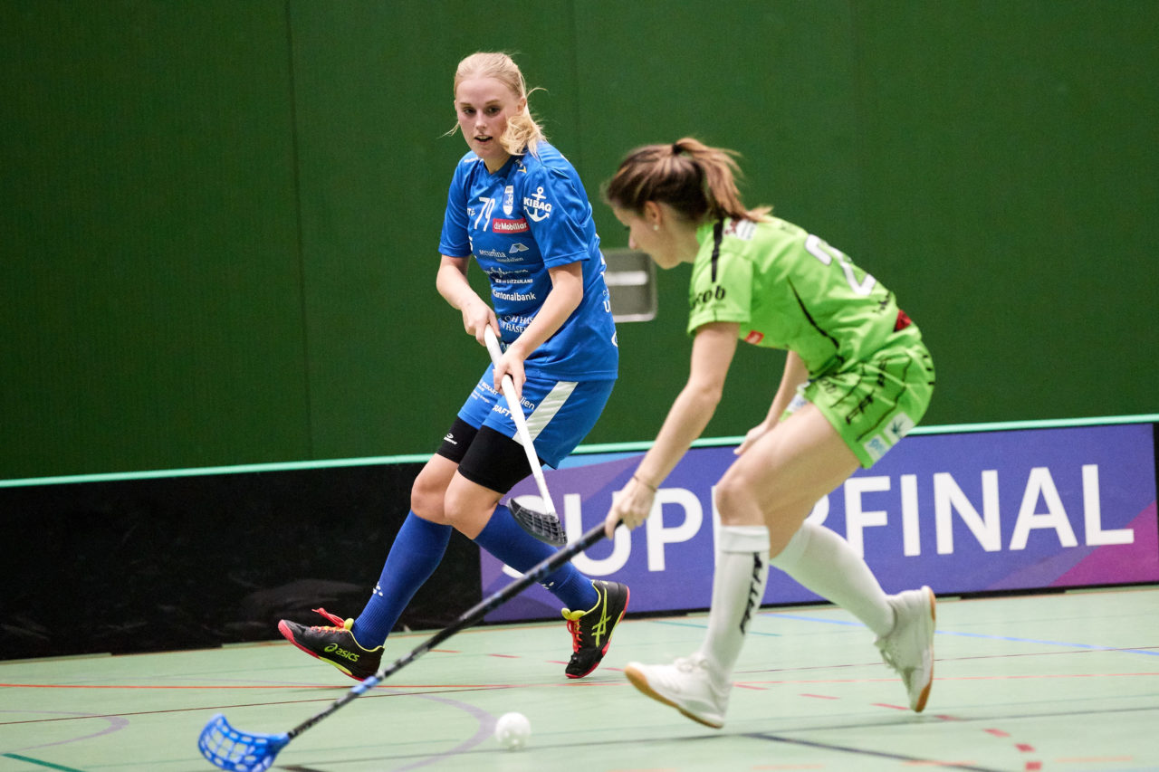 Zug United - UHV Skorpion Emmental Resultat 6 : 4 
am 3. November 2019 in der Sporthalle der Kantonsschule in Zug 
Bild: Michael Peter