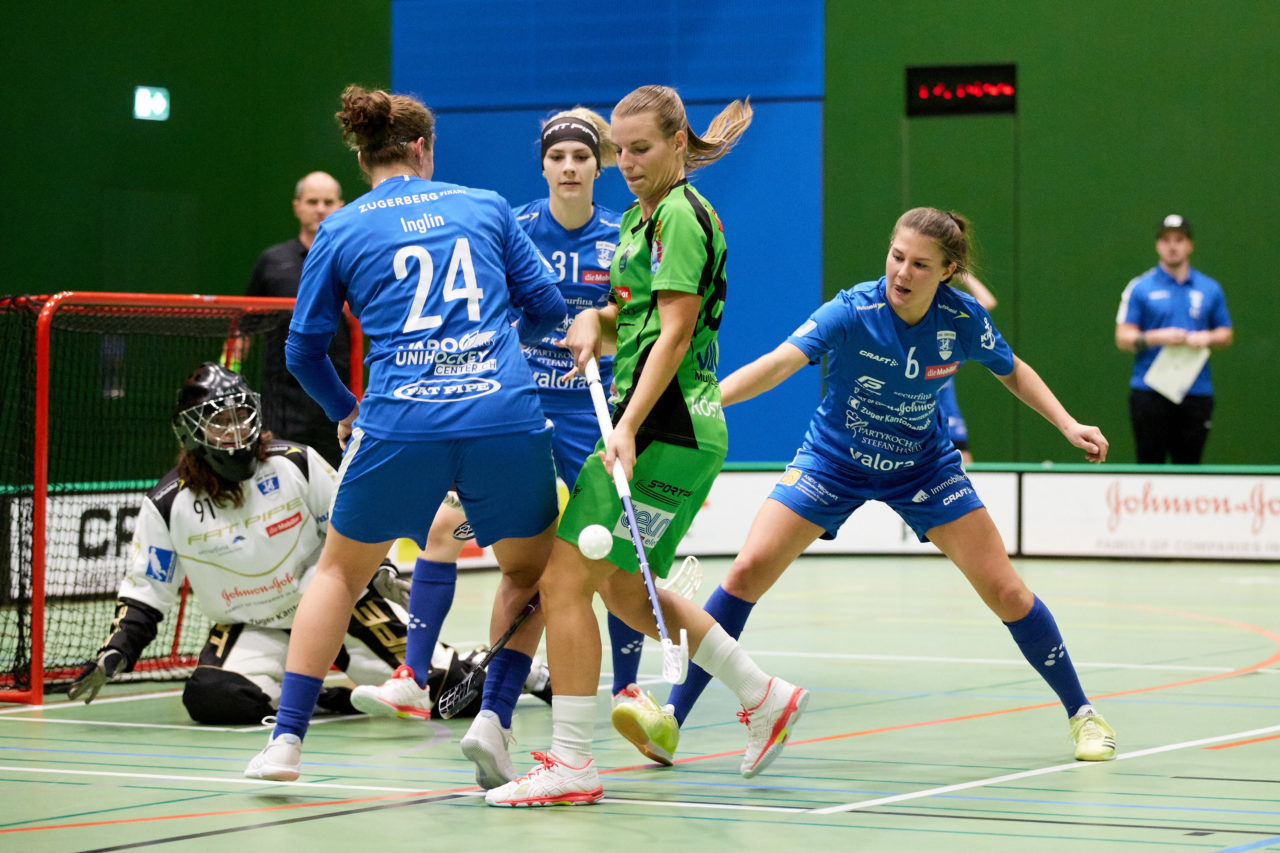 Zug United - Unihockey Berner Oberland Resultat 4 : 5 
am 16. November 2019 in der Sporthalle der Kantonsschule in Zug 
Bild: Michael Peter