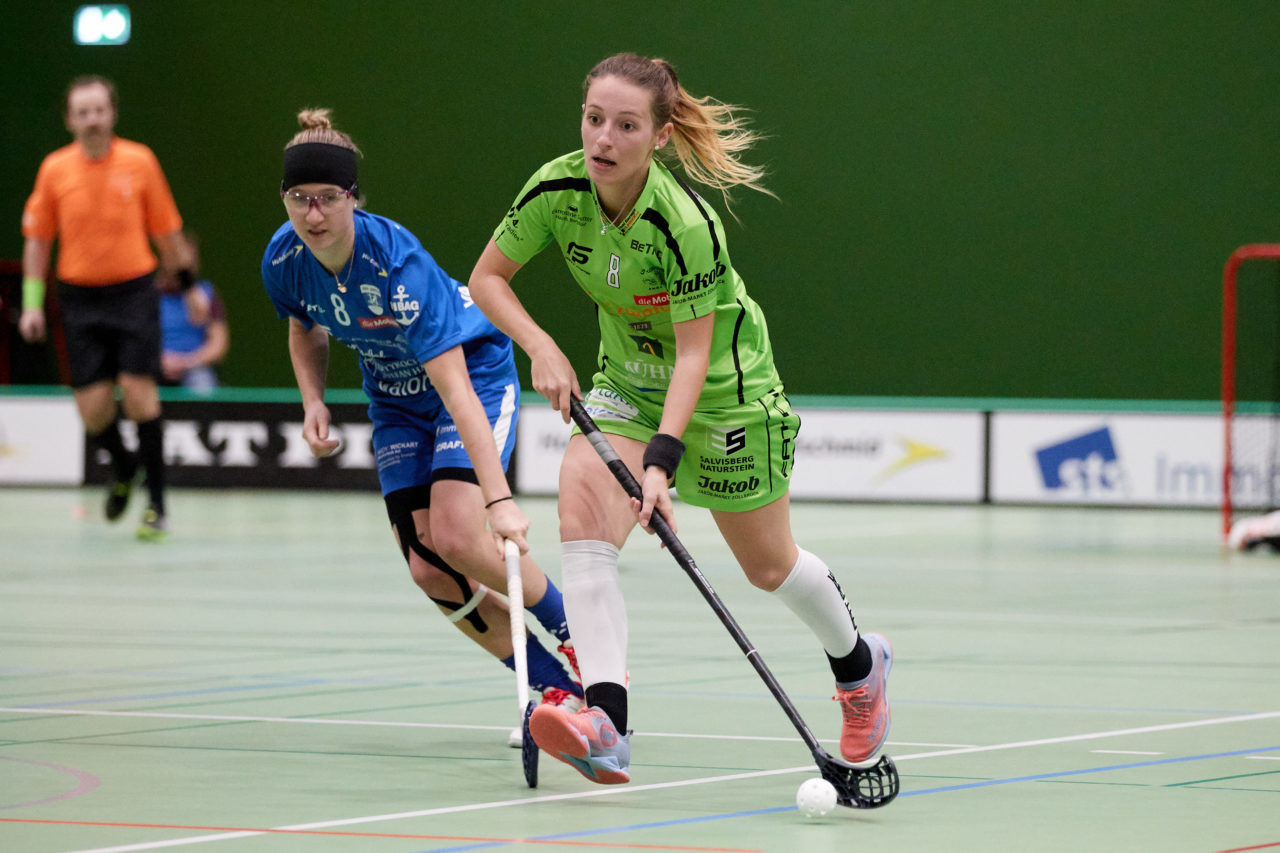 Zug United - UHV Skorpion Emmental Resultat 6 : 4 
am 3. November 2019 in der Sporthalle der Kantonsschule in Zug 
Bild: Michael Peter