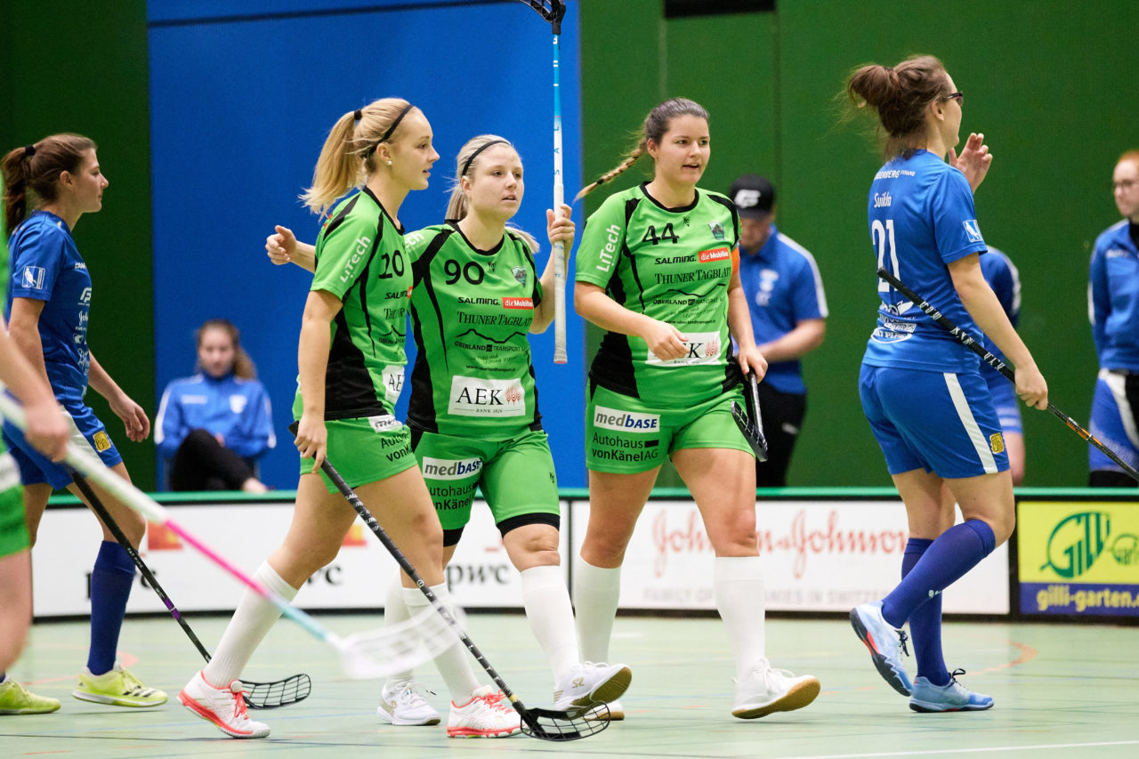 Zug United - Unihockey Berner Oberland Resultat 4 : 5 
am 16. November 2019 in der Sporthalle der Kantonsschule in Zug 
Bild: Michael Peter