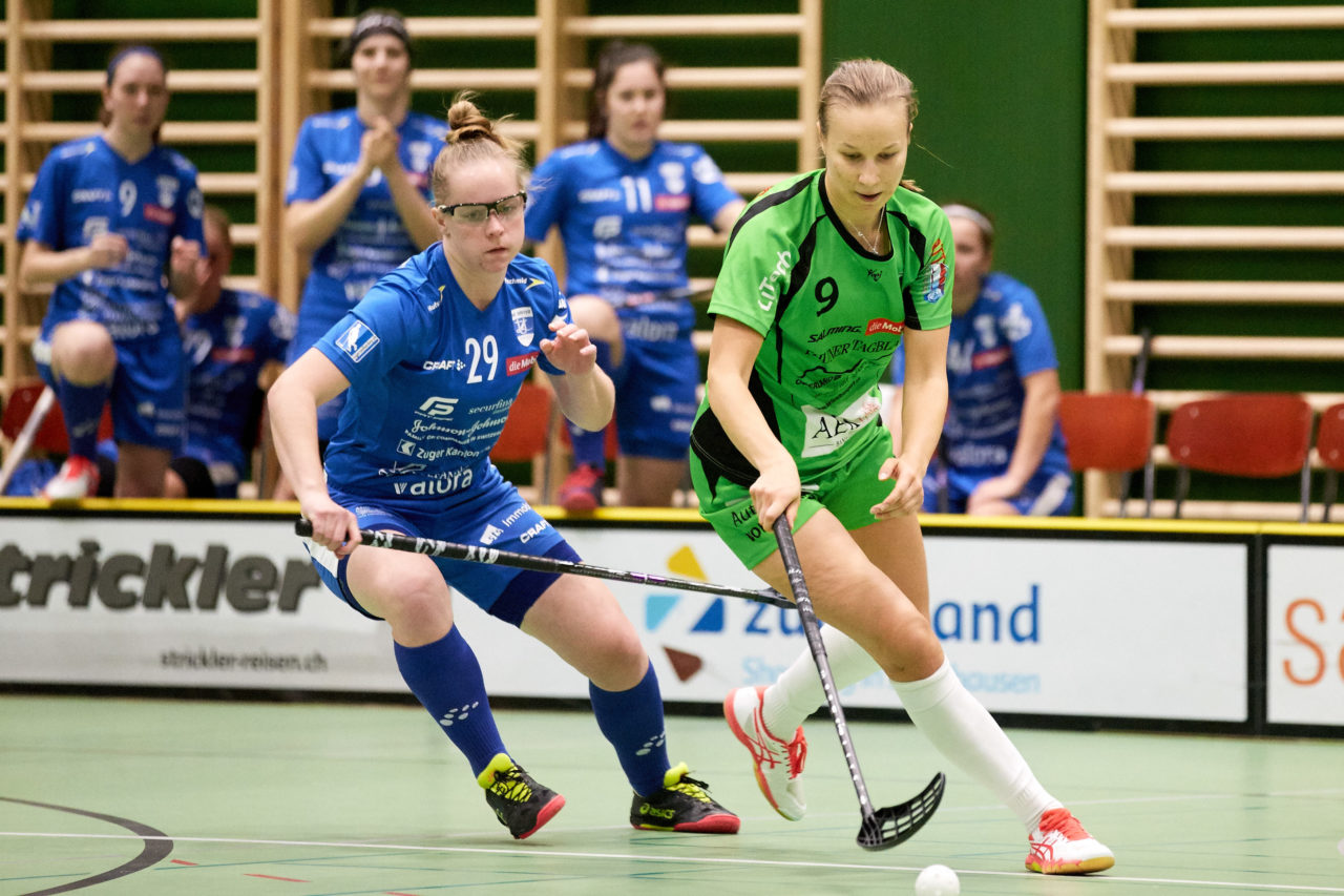 Zug United - Unihockey Berner Oberland Resultat 4 : 5 
am 16. November 2019 in der Sporthalle der Kantonsschule in Zug 
Bild: Michael Peter