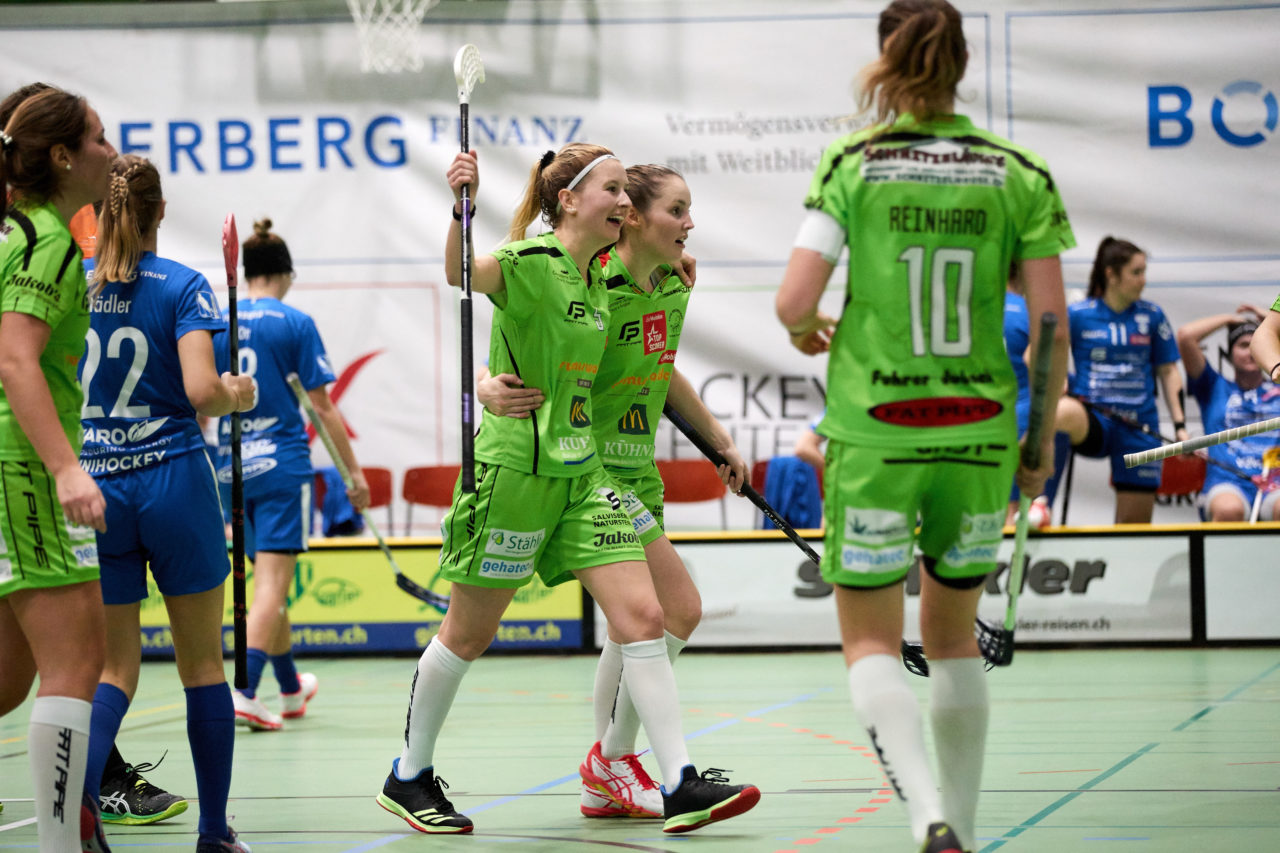 Zug United - UHV Skorpion Emmental Resultat 6 : 4 
am 3. November 2019 in der Sporthalle der Kantonsschule in Zug 
Bild: Michael Peter