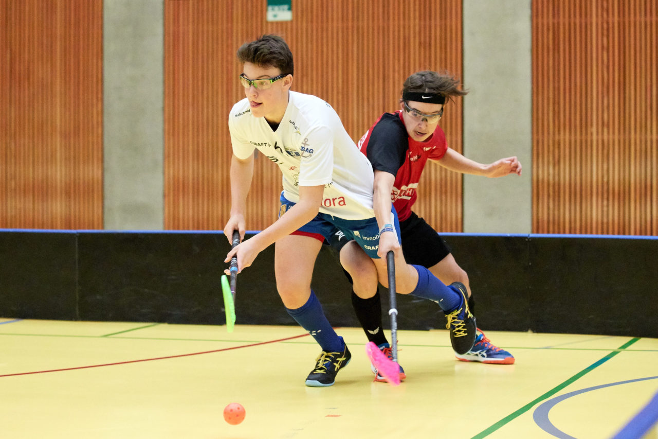 Junioren U18A
Zug United - UHC Alligator Malans 
Resultat 7 : 6 am 17. November 2019 in der Sporthalle Zug 
Bild: Michael Peter