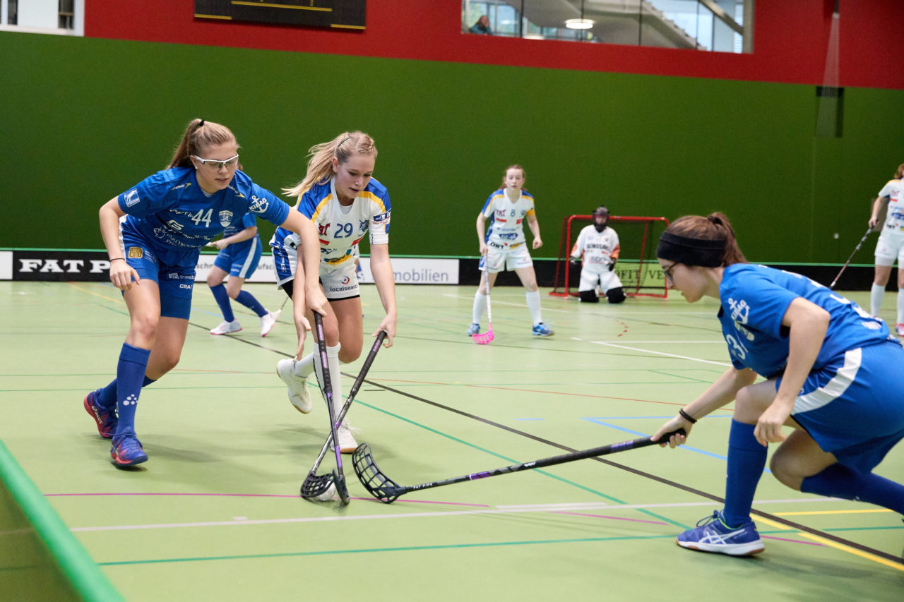 Zug United Juniorinnen U21A 
Zug United - Kloten-Dietlikon Jets 
Resultat 0 : 1 nach Verlängerung  am 10. November 2019 in der Sporthalle der Kantonsschule Zug 
Bild: Michael Peter