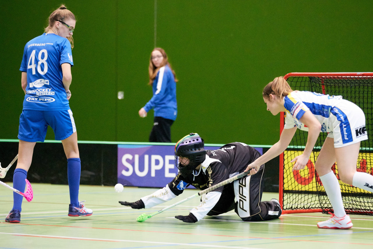 Zug United Juniorinnen U21A 
Zug United - Kloten-Dietlikon Jets 
Resultat 0 : 1 nach Verlängerung  am 10. November 2019 in der Sporthalle der Kantonsschule Zug 
Bild: Michael Peter