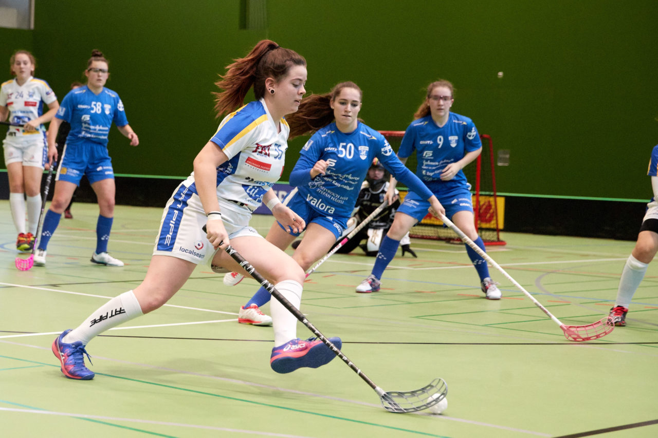 Zug United Juniorinnen U21A 
Zug United - Kloten-Dietlikon Jets 
Resultat 0 : 1 nach Verlängerung  am 10. November 2019 in der Sporthalle der Kantonsschule Zug 
Bild: Michael Peter