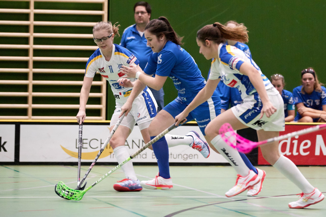 Zug United Juniorinnen U21A 
Zug United - Kloten-Dietlikon Jets 
Resultat 0 : 1 nach Verlängerung  am 10. November 2019 in der Sporthalle der Kantonsschule Zug 
Bild: Michael Peter
