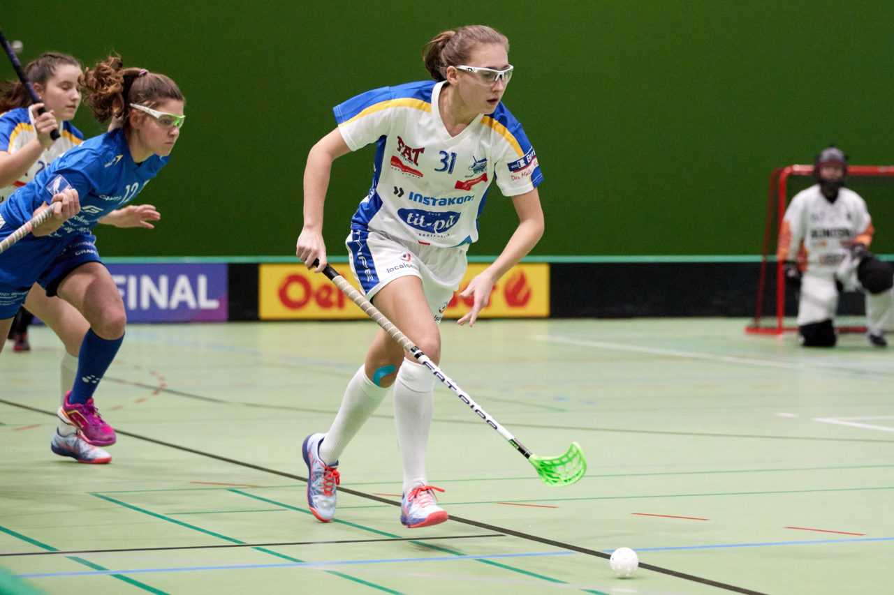 Zug United Juniorinnen U21A 
Zug United - Kloten-Dietlikon Jets 
Resultat 0 : 1 nach Verlängerung  am 10. November 2019 in der Sporthalle der Kantonsschule Zug 
Bild: Michael Peter