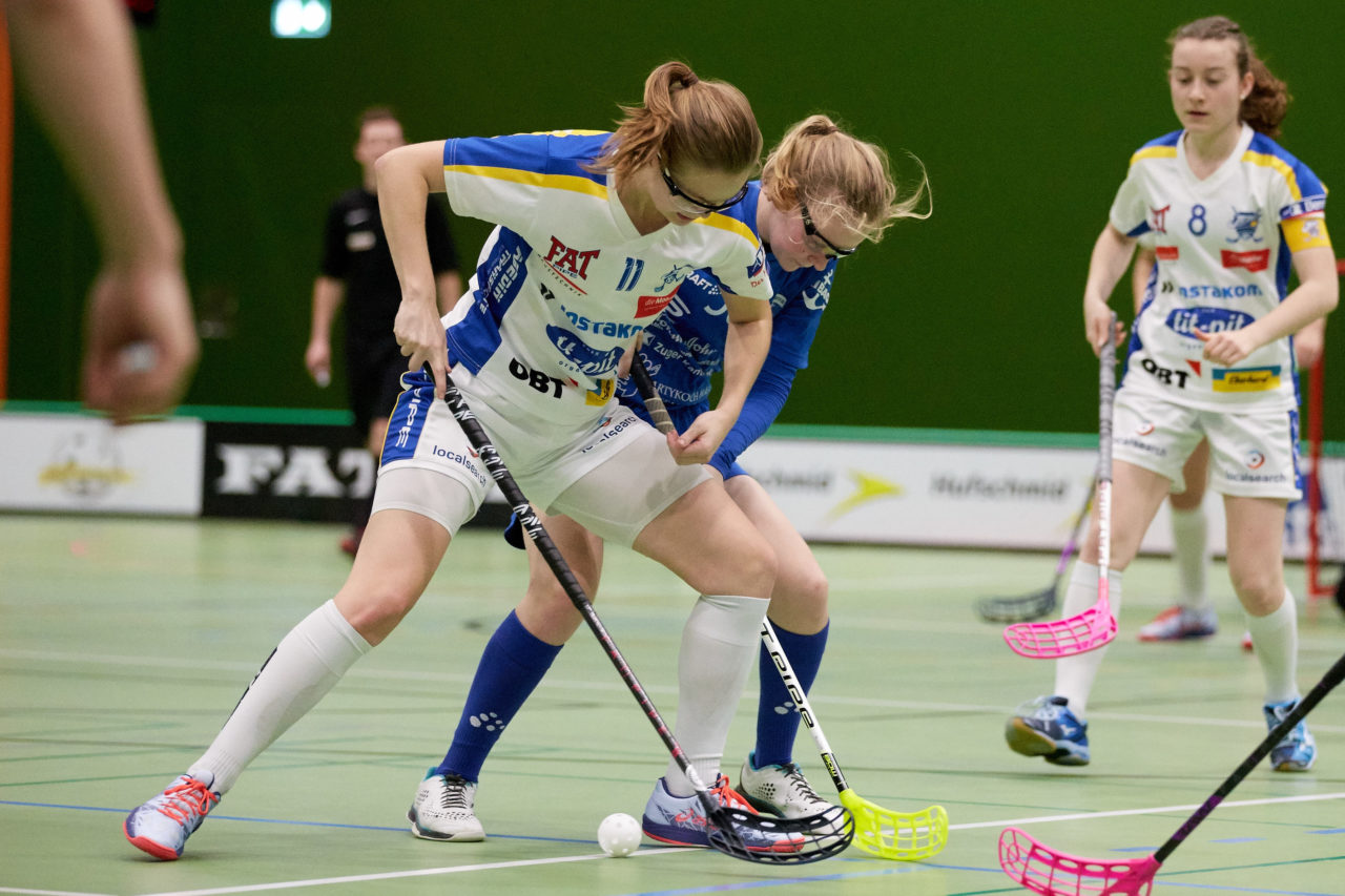 Zug United Juniorinnen U21A 
Zug United - Kloten-Dietlikon Jets 
Resultat 0 : 1 nach Verlängerung  am 10. November 2019 in der Sporthalle der Kantonsschule Zug 
Bild: Michael Peter