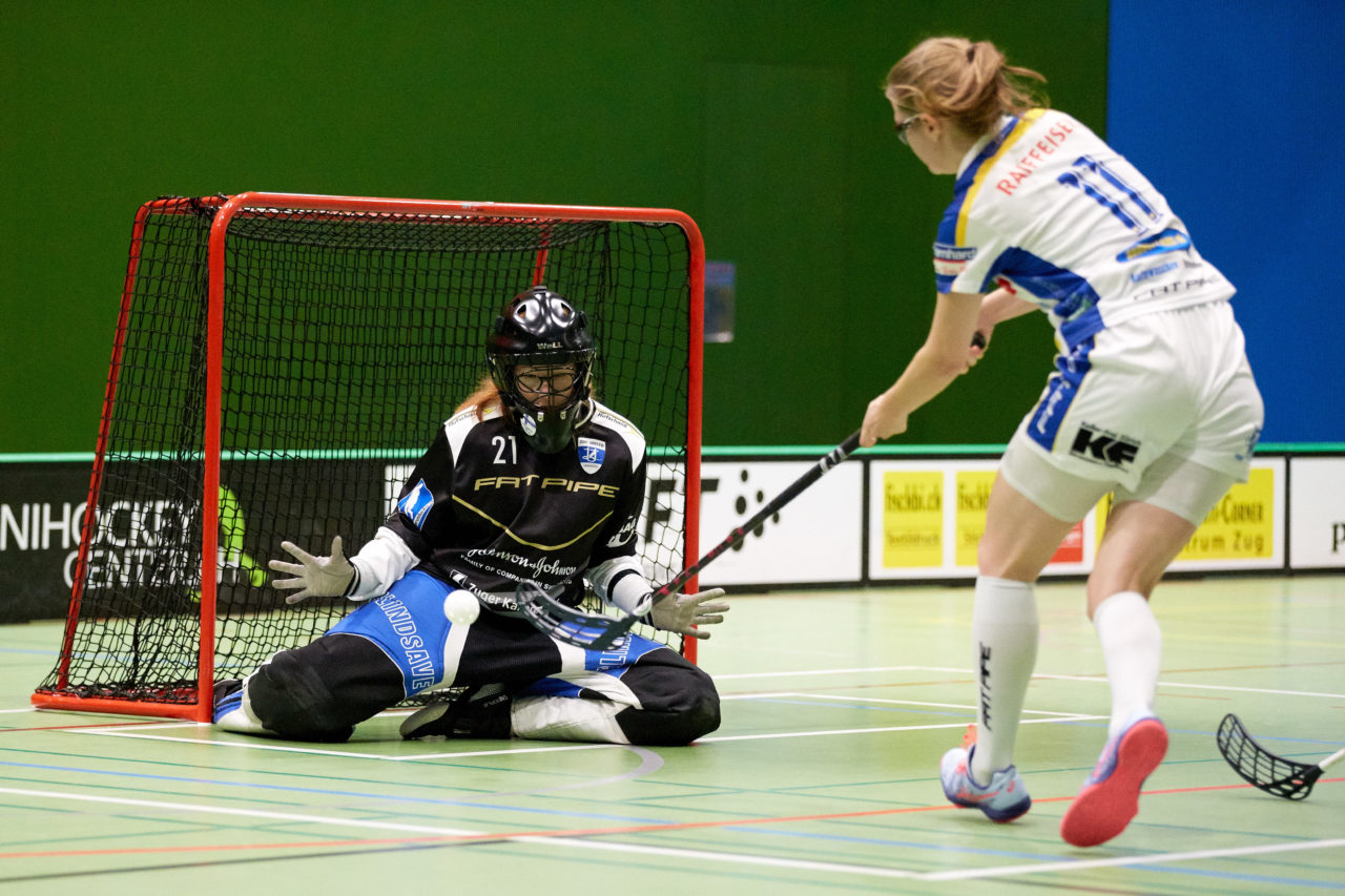 Zug United Juniorinnen U21A 
Zug United - Kloten-Dietlikon Jets 
Resultat 0 : 1 nach Verlängerung  am 10. November 2019 in der Sporthalle der Kantonsschule Zug 
Bild: Michael Peter