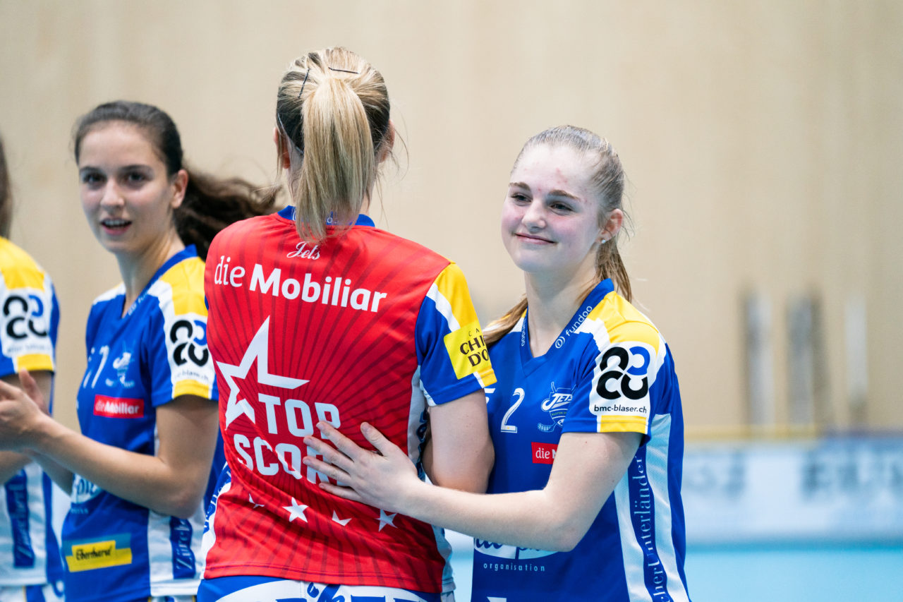 Sporthalle Stighag (Kloten), 16.11.2019, Damen NLA Runde 9, Kloten-Dietlikon Jets - Skorpion Emmental Zollbrück, Best-Player Leonie Wieland (Nr. 2, Kloten-Dietlikon Jets)

(Claudio Schwarz, unihockey-fotos.ch)