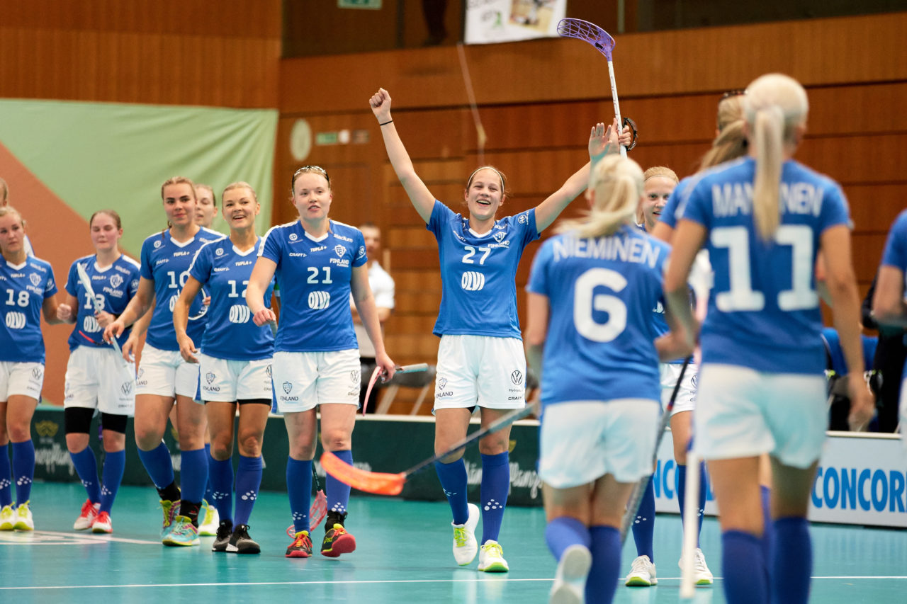 Women’s World Floorball Championships 2019 
7th - 15th December 2019, Neuchâtel, Switzerland 
Event page: http://www.neuchatel2019.ch 
Photos: Michael Peter/IFF