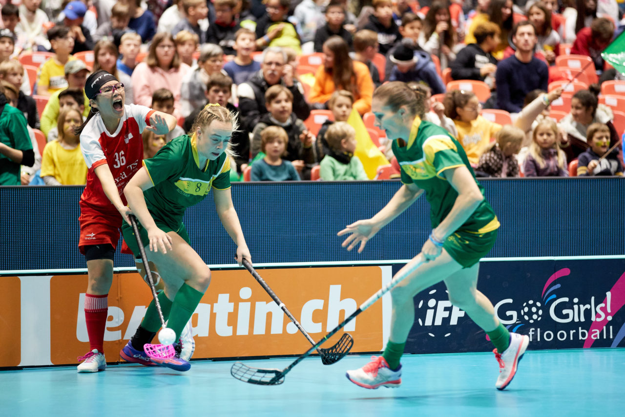 Women’s World Floorball Championships 2019 
7th - 15th December 2019, Neuchâtel, Switzerland 
Event page: http://www.neuchatel2019.ch 
Photos: Michael Peter/IFF