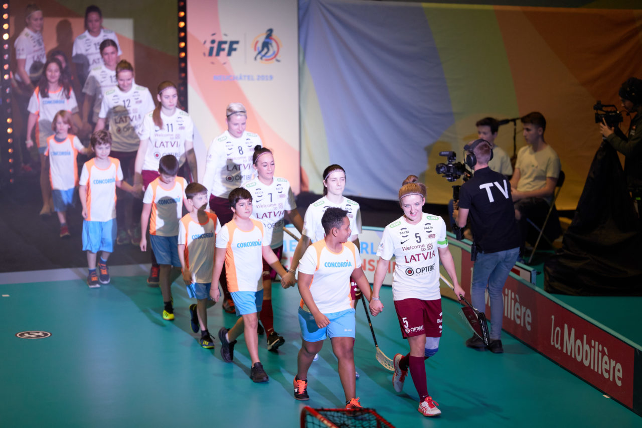 Women’s World Floorball Championships 2019 
7th - 15th December 2019, Neuchâtel, Switzerland 
Event page: http://www.neuchatel2019.ch 
Photos: Michael Peter/IFF