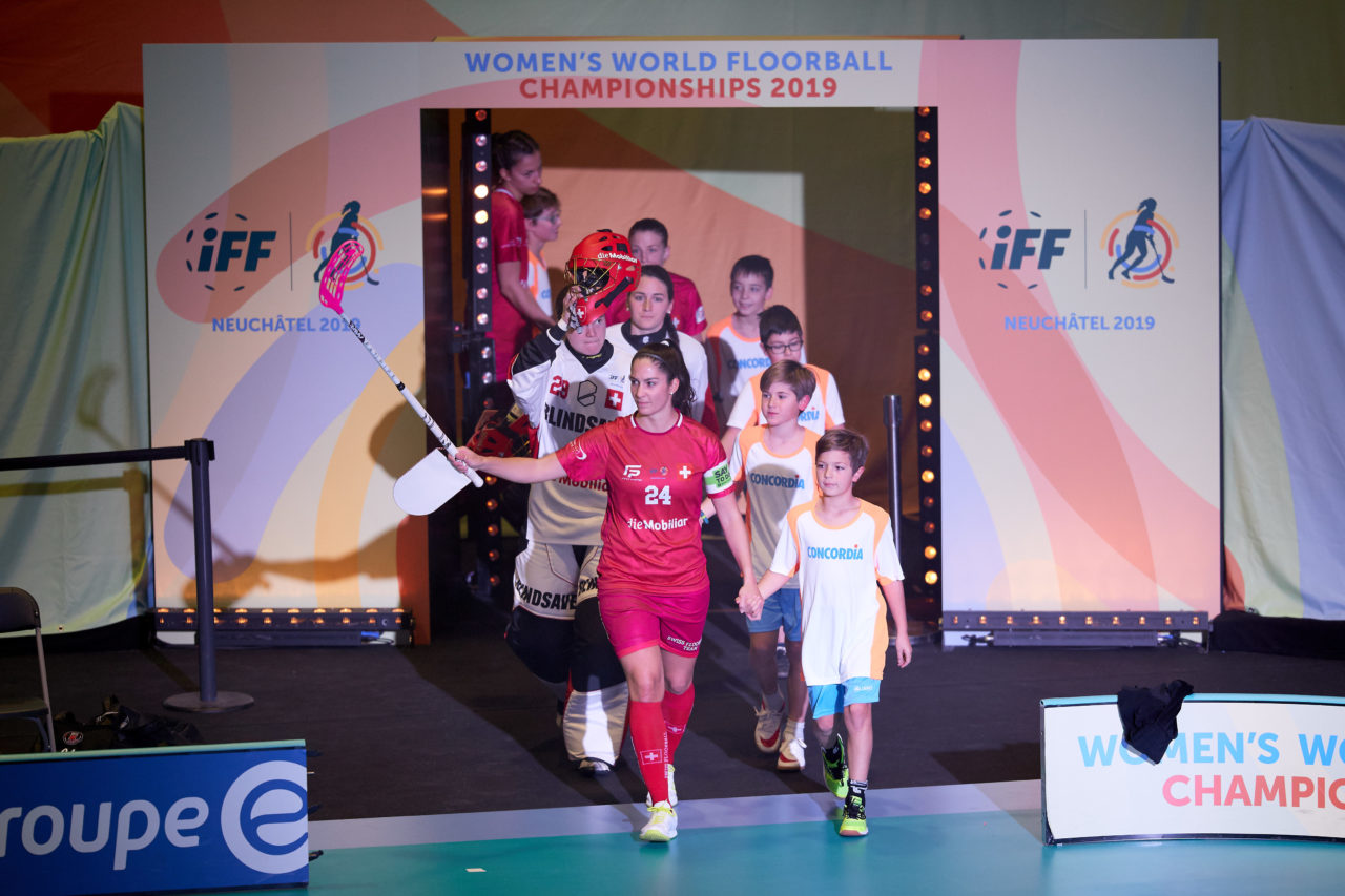 Women’s World Floorball Championships 2019 
7th - 15th December 2019, Neuchâtel, Switzerland 
Event page: http://www.neuchatel2019.ch 
Photos: Michael Peter/IFF