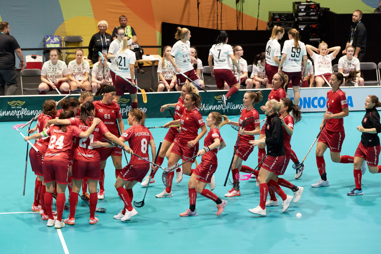 Women’s World Floorball Championships 2019 
7th - 15th December 2019, Neuchâtel, Switzerland 
Event page: http://www.neuchatel2019.ch 
Photos: Michael Peter/IFF