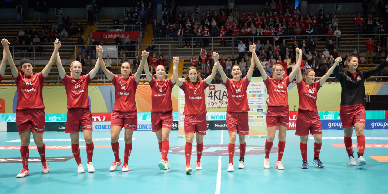 Women’s World Floorball Championships 2019 
7th - 15th December 2019, Neuchâtel, Switzerland 
Event page: http://www.neuchatel2019.ch 
Photos: Michael Peter/IFF