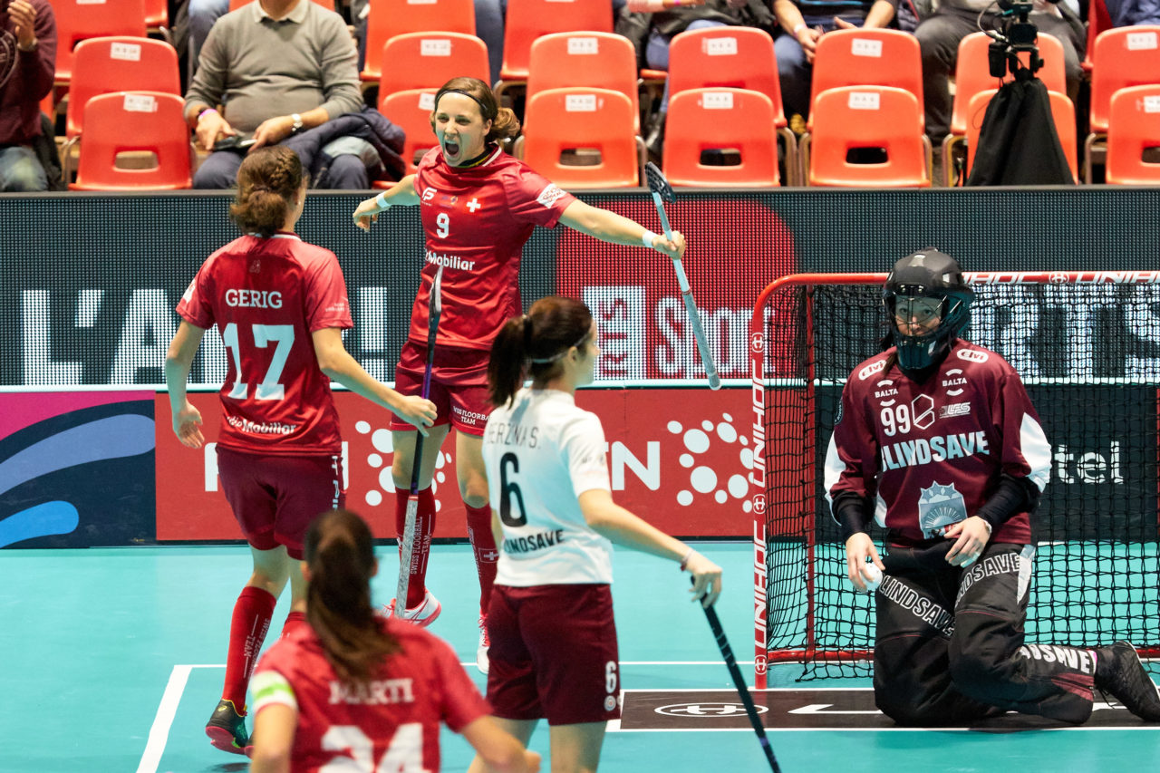 Women’s World Floorball Championships 2019 
7th - 15th December 2019, Neuchâtel, Switzerland 
Event page: http://www.neuchatel2019.ch 
Photos: Michael Peter/IFF