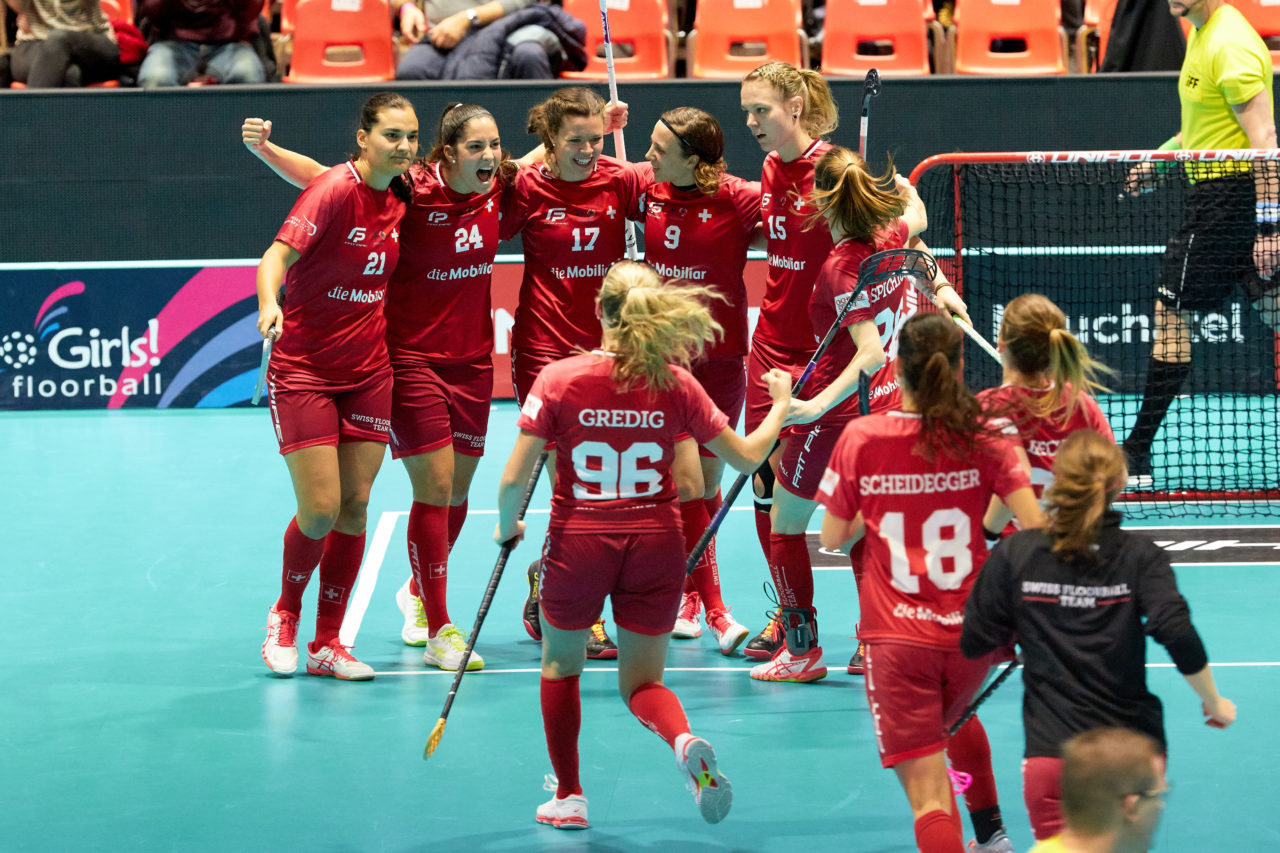 Women’s World Floorball Championships 2019 
7th - 15th December 2019, Neuchâtel, Switzerland 
Event page: http://www.neuchatel2019.ch 
Photos: Michael Peter/IFF