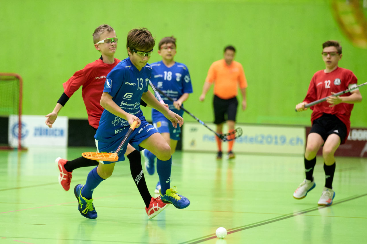Zug United Junioren U14A 
Basel Regio - Zug United 
Resultat 3 : 5 am 21. Dezember  2019 in der Sporthalle Hardau in Zürich 
Bild: Michael Peter