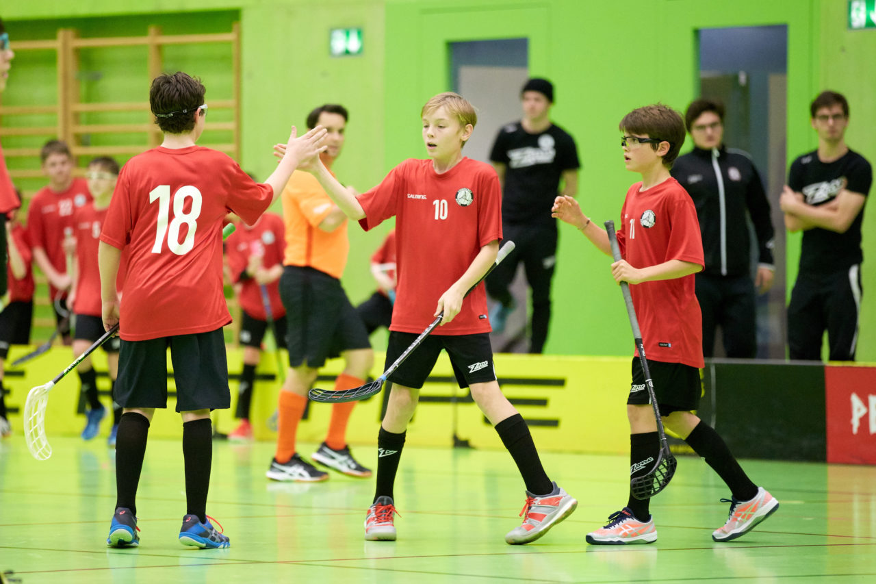 Zug United Junioren U14A 
Basel Regio - Zug United 
Resultat 3 : 5 am 21. Dezember  2019 in der Sporthalle Hardau in Zürich 
Bild: Michael Peter