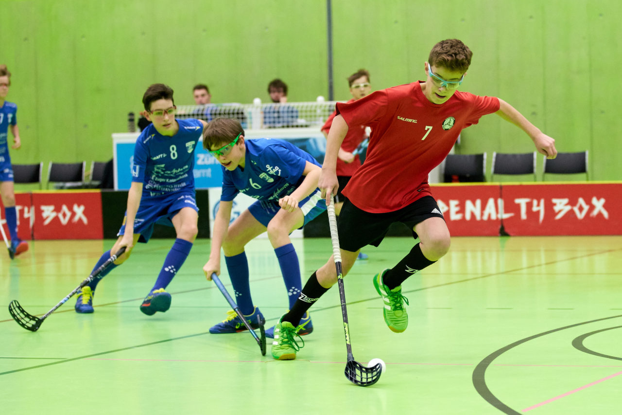 Zug United Junioren U14A 
Basel Regio - Zug United 
Resultat 3 : 5 am 21. Dezember  2019 in der Sporthalle Hardau in Zürich 
Bild: Michael Peter