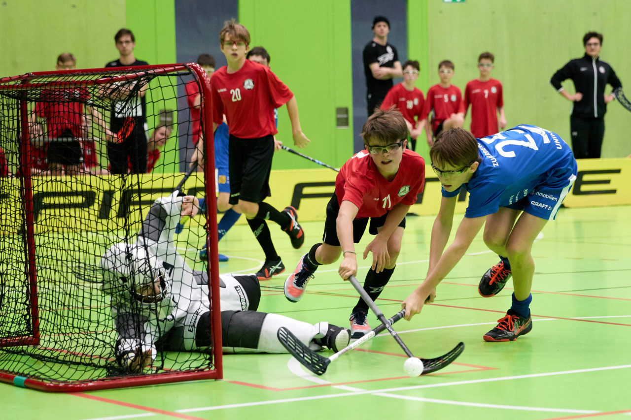 Zug United Junioren U14A 
Basel Regio - Zug United 
Resultat 3 : 5 am 21. Dezember  2019 in der Sporthalle Hardau in Zürich 
Bild: Michael Peter