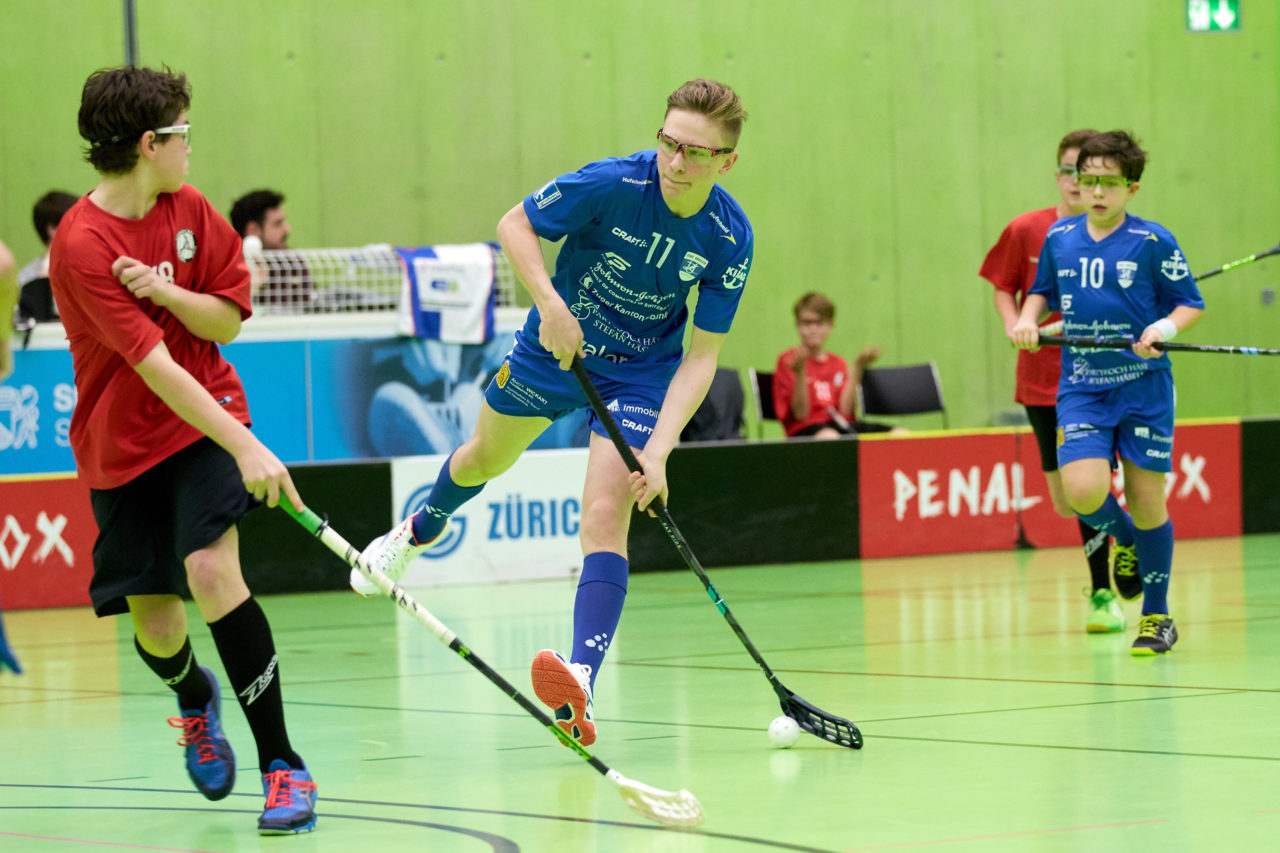 Zug United Junioren U14A 
Basel Regio - Zug United 
Resultat 3 : 5 am 21. Dezember  2019 in der Sporthalle Hardau in Zürich 
Bild: Michael Peter