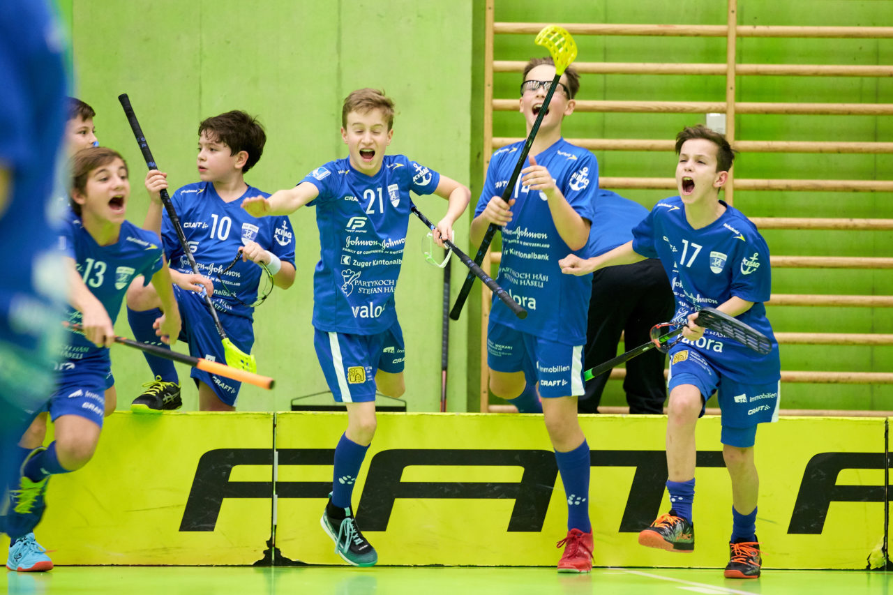Zug United Junioren U14A 
Basel Regio - Zug United 
Resultat 3 : 5 am 21. Dezember  2019 in der Sporthalle Hardau in Zürich 
Bild: Michael Peter