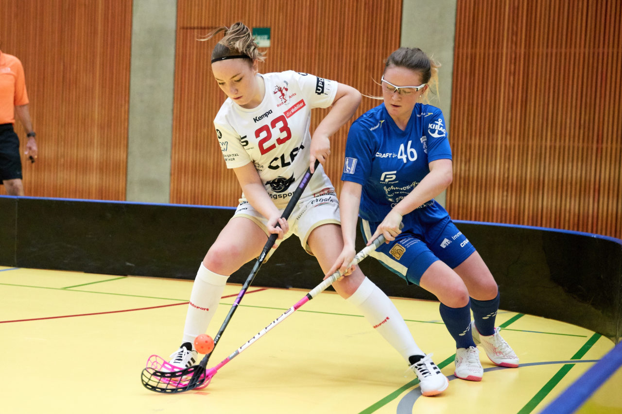 Zug United Juniorinnen U21A 
Zug United - Red Ants Rychenberg Winterthur  
Resultat 3 : 2 nach Verlängerung  am 21. Dezember 2019 in der Sporthalle Zug 
Bild: Michael Peter