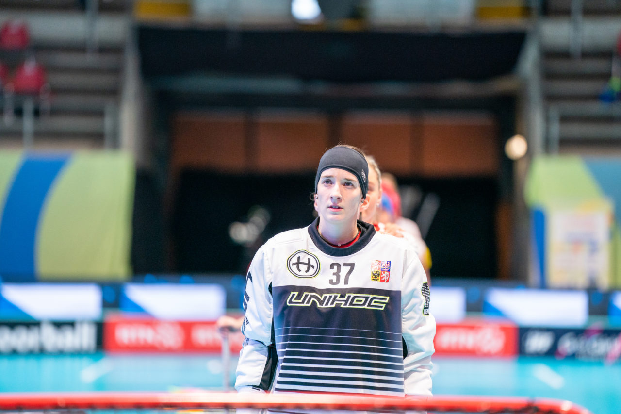 WFC 2019, Switzerland: 08.12.2019, Neuchâtel, Patinoire du Littoral, Jana Christianová (#37, Czech Republic)

Event page: neuchatel2019.ch
Credit: Claudio Schwarz, unihockey-fotos.ch